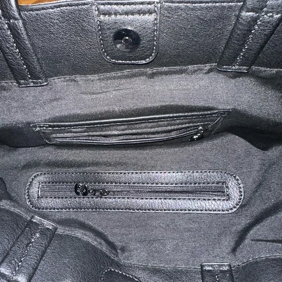 Desiqual Black and Red Designer Tote Bag - Picture 6 of 9